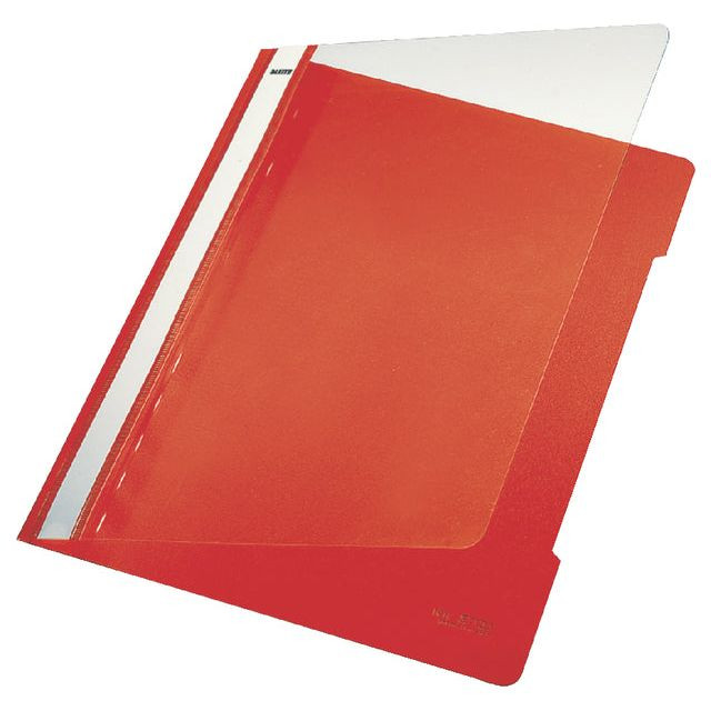 Snelhechter Leitz standaard A4 PVC rood | 1 stuk