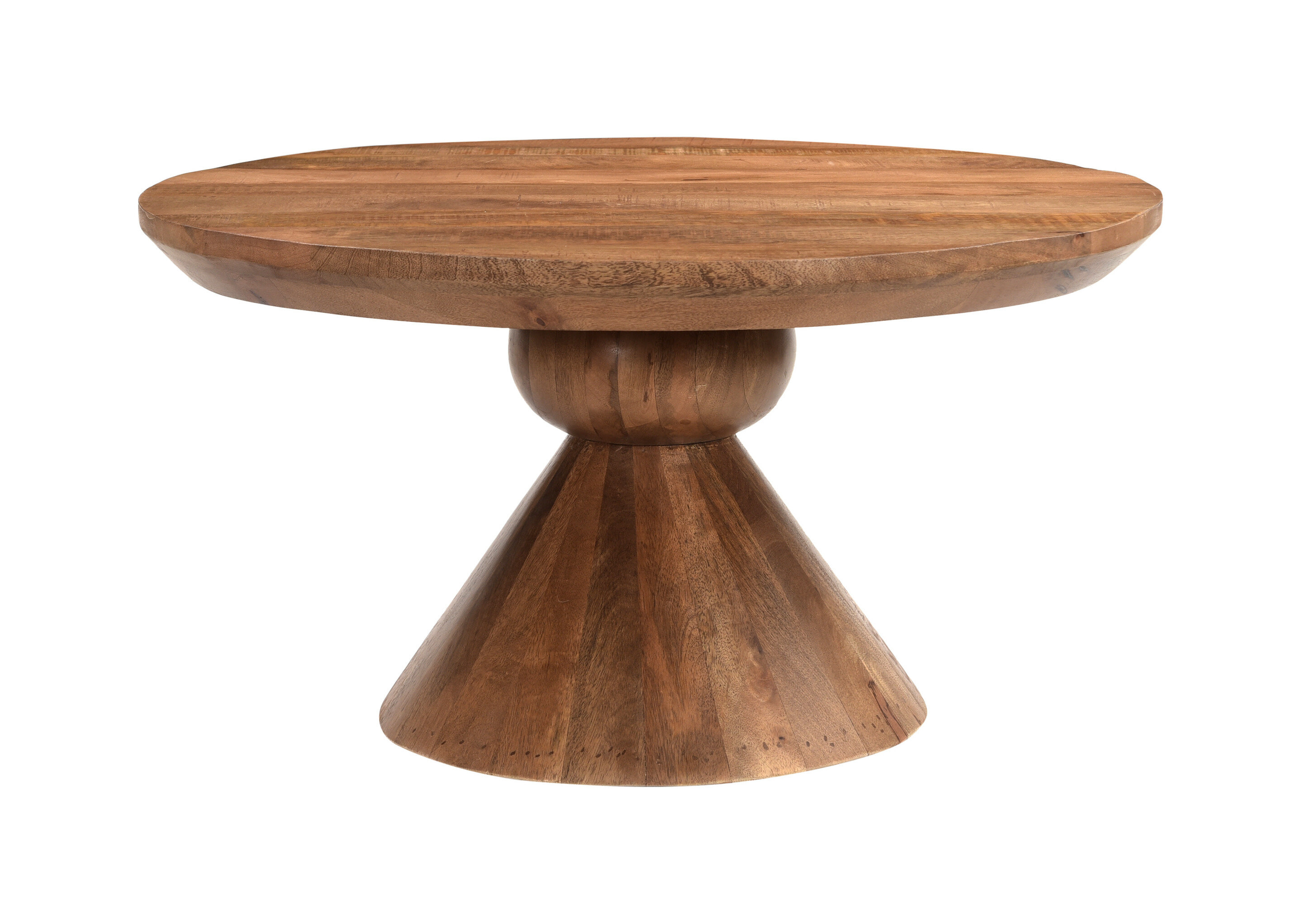 Brix Ronde Ronde Salontafel Baltho Mangohout, 80cm - Bruin