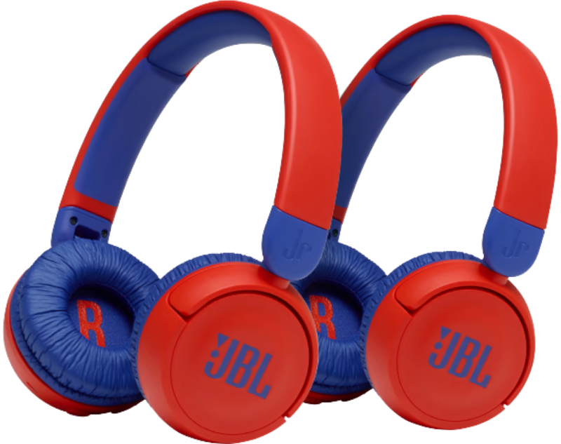 JBL JR310BT Rood duopack