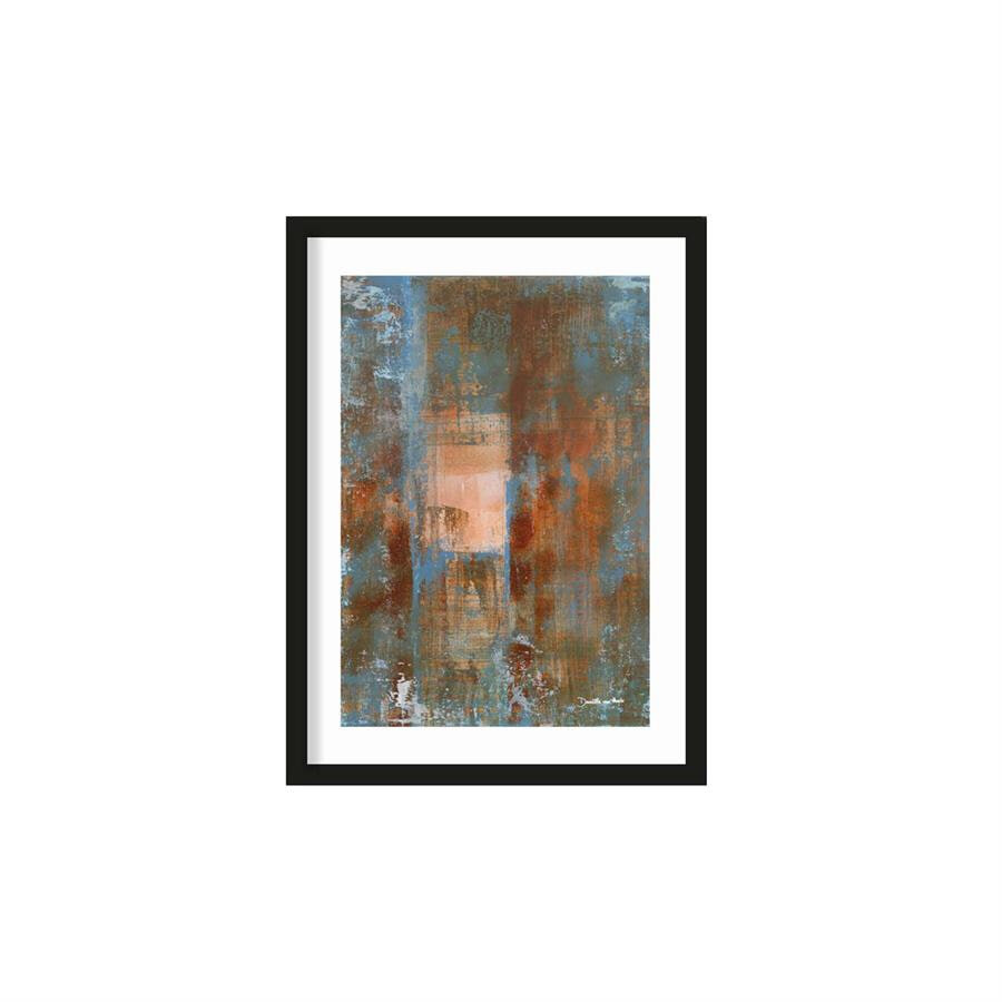 Urban Cotton Artprint Blue Ocker Abstract 2