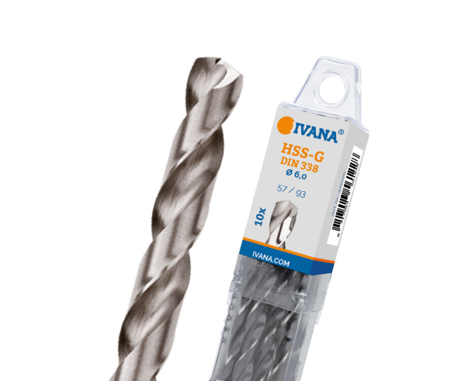 Ivana 47009 HSS-G spiraalboor DIN338 - Silverline - 3,5x70mm