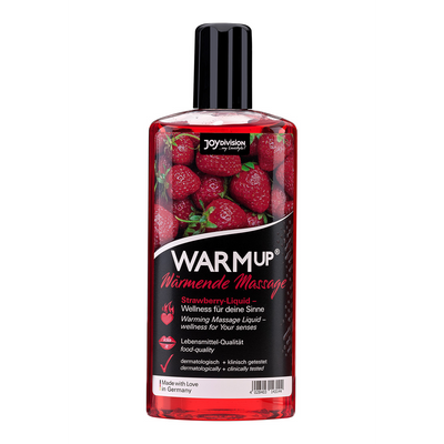 Joydivision WARMup - Flavored Warming Lubricant - Strawberry - 5 fl oz / 150 ml