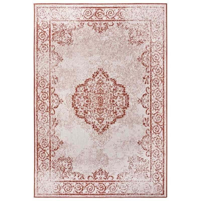 Dubbelzijdig vloerkleed Triomphe Terra Crème Rood - NORTHRUGS Twin Supreme - 120x170 cm - Rechthoek - Dekbed-Discounter.nl