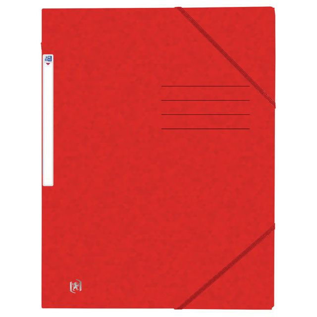 Oxford Top File+ elastomap, voor ft A4, rood