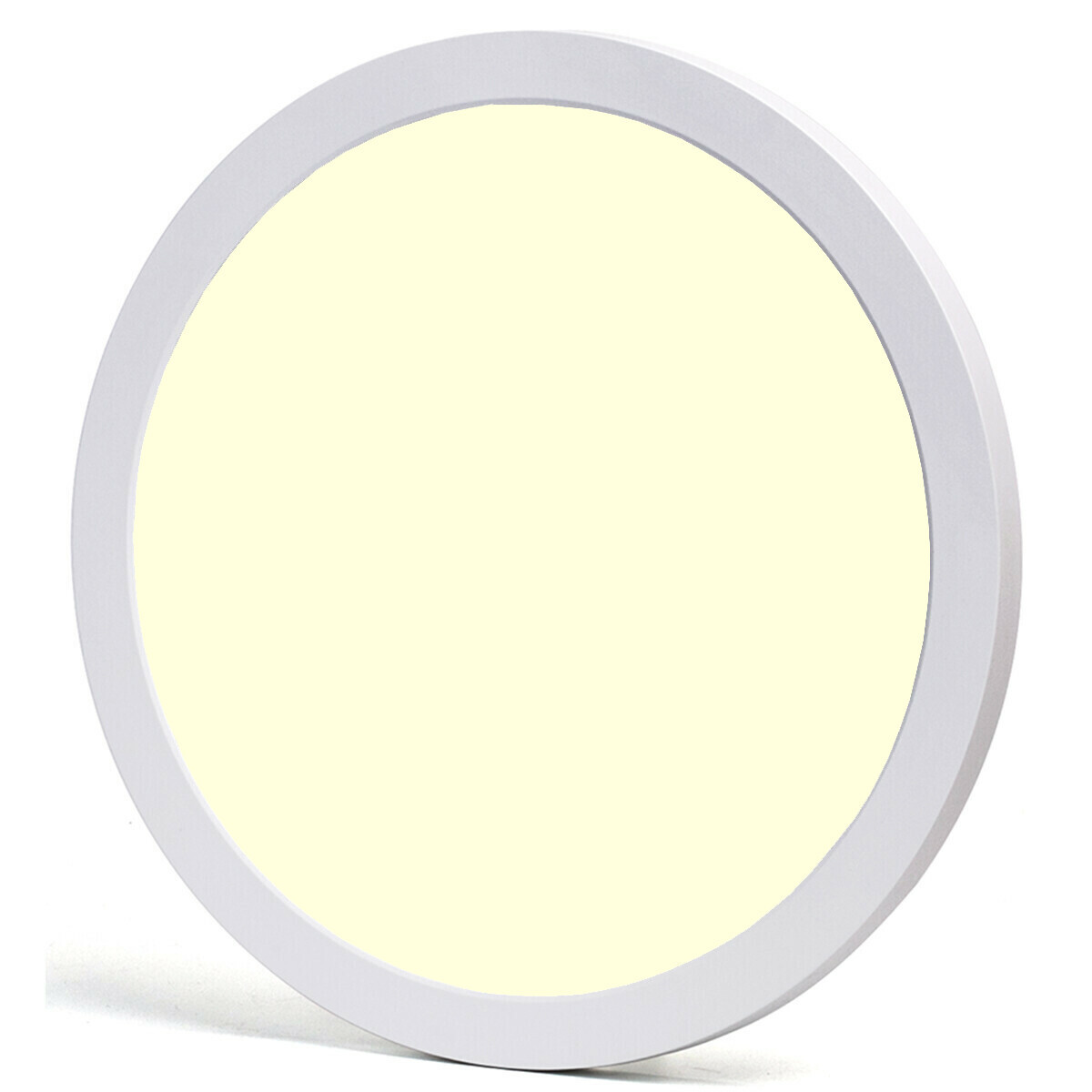 LED Downlight Pro - Aigi Foka - Inbouw/Opbouw - Rond - 30W - Warm Wit 3000K - Mat Wit - Kunststof