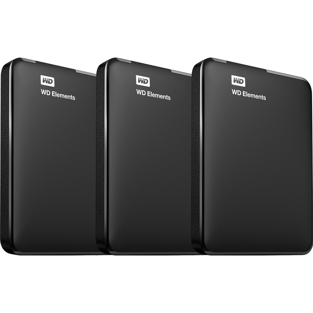 WD Elements Portable 4TB 3-Pack