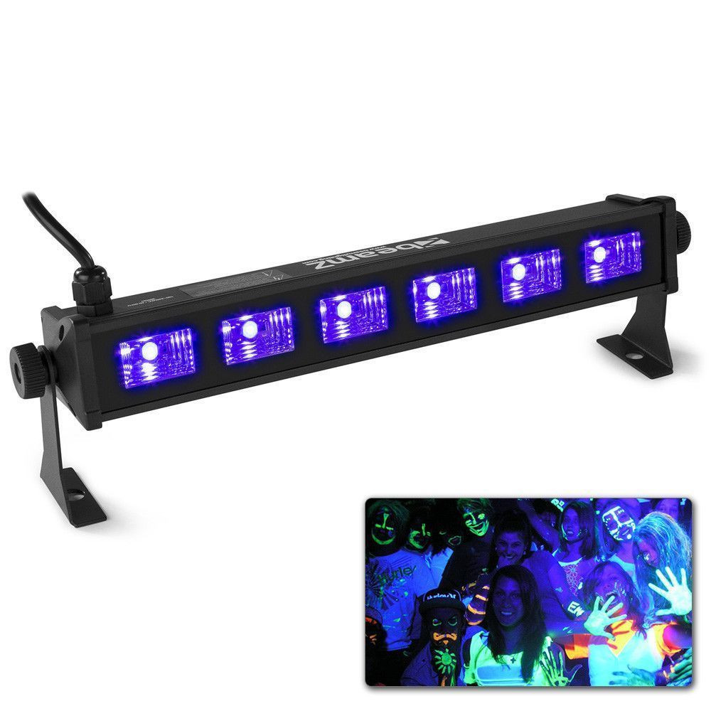 BeamZ BUV63 compacte LED Blacklight BAR met 6x 3W LED&apos;s