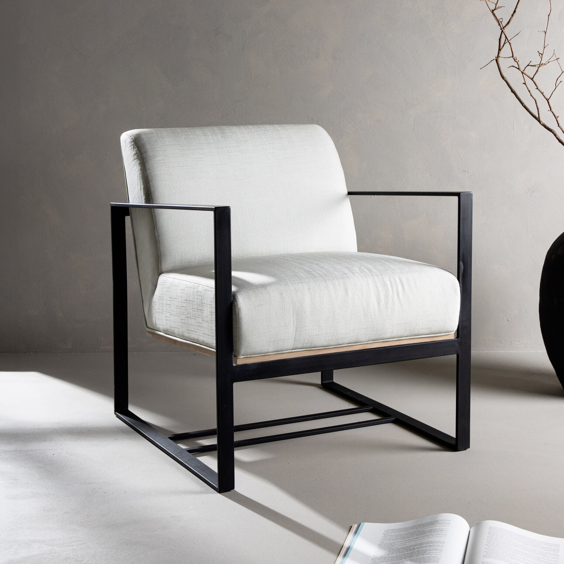 Nohr Fauteuil Roxana Linnen - Off-white