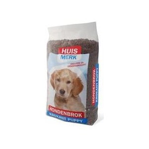 Huismerk Hondenbrok Krokant Puppy 10 kg