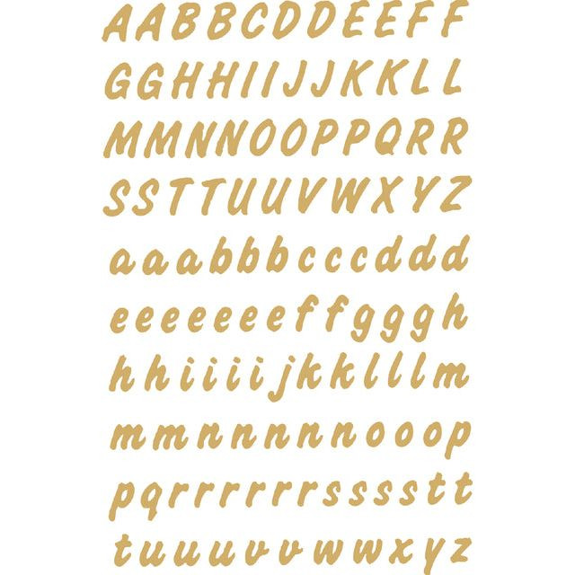 Etiket HERMA 4152 8mm letters A-Z goud op transparant 238stuks | 10 stuks