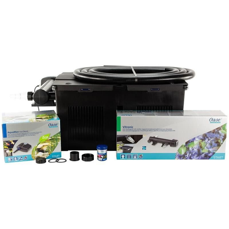 Oase BioSmart Set 24000 - UV-C Vijverfilter Set - 6000 L/u Doorstroom - Incl. Eco Pomp & 5m Slang