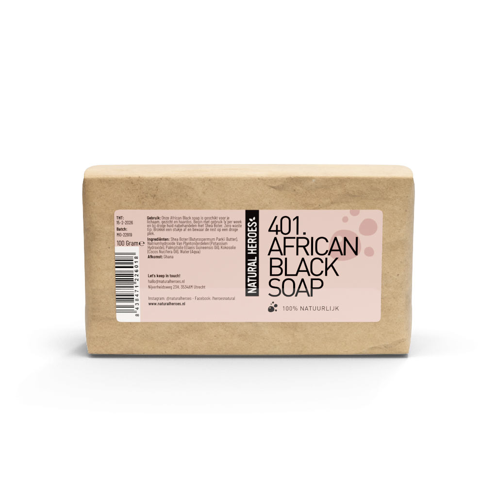 African Black Soap (100% natuurlijk) 100 gram