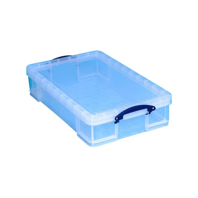 Opbergbox Really Useful 33 liter 710x440x165 mm transparant wit