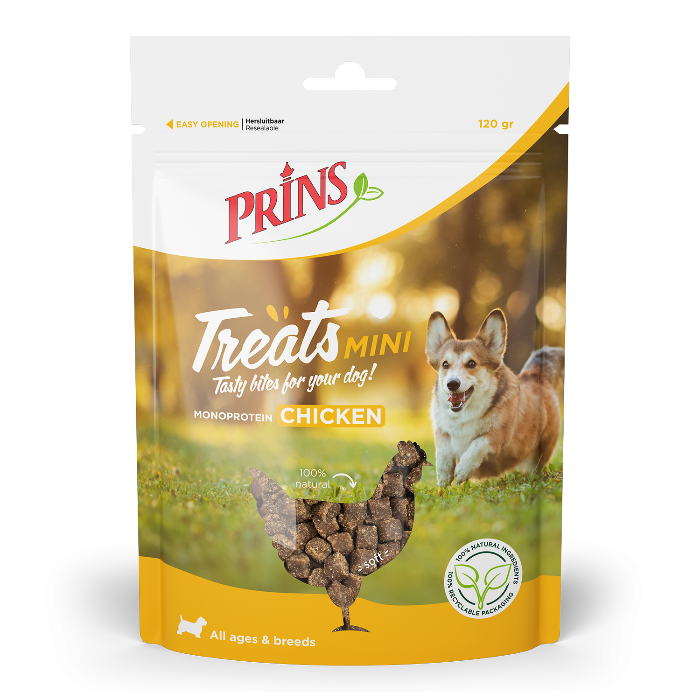 Prins Treats kip MINI 120 gram