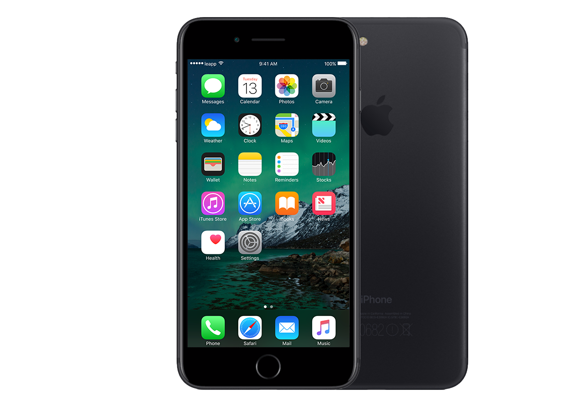 Refurbished iPhone 7 Plus Zwart Zichtbaar gebruikt