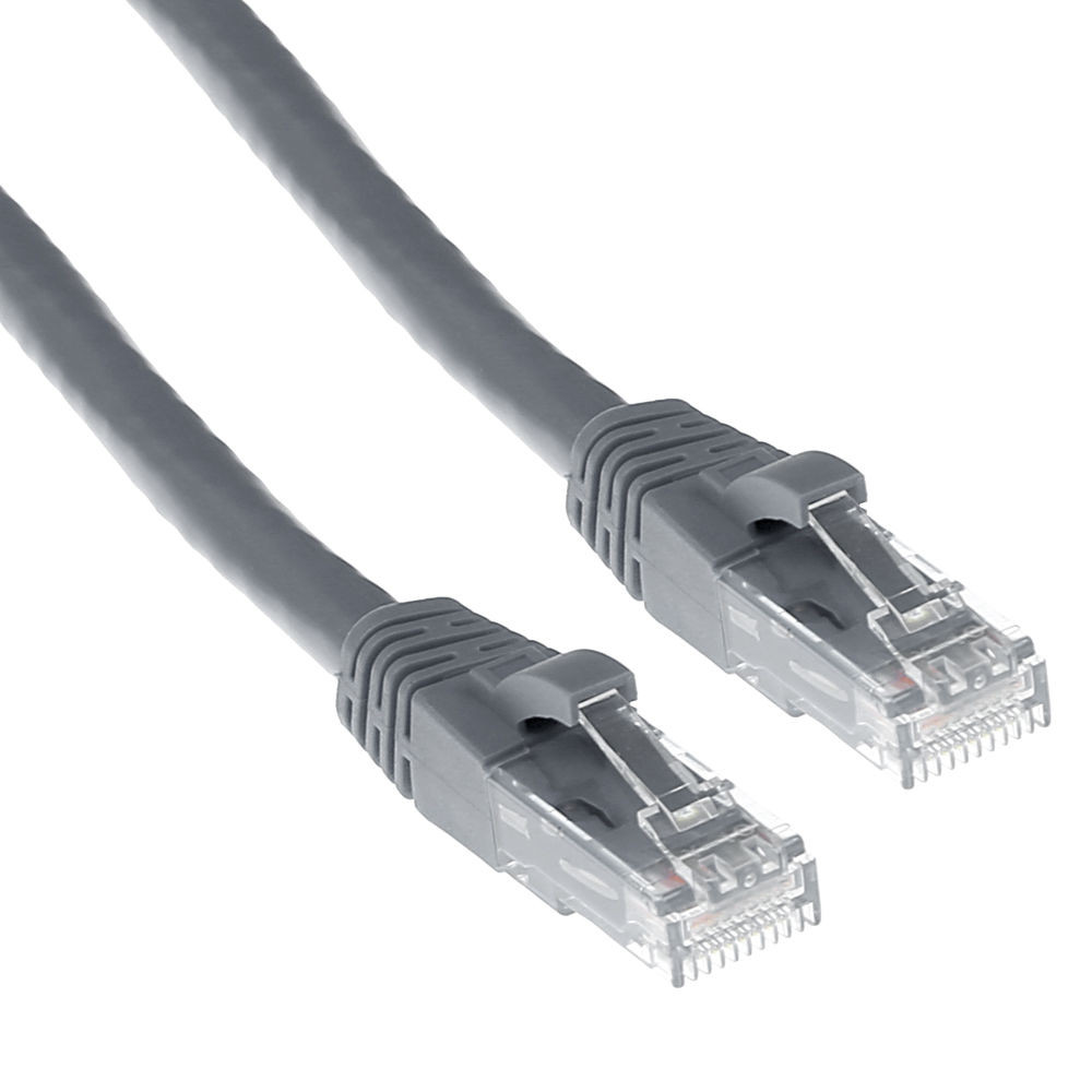 ACT IB3003 U/UTP CAT6A Patchkabel | Snagless | RJ45 Connectoren | Grijs | 3 meter