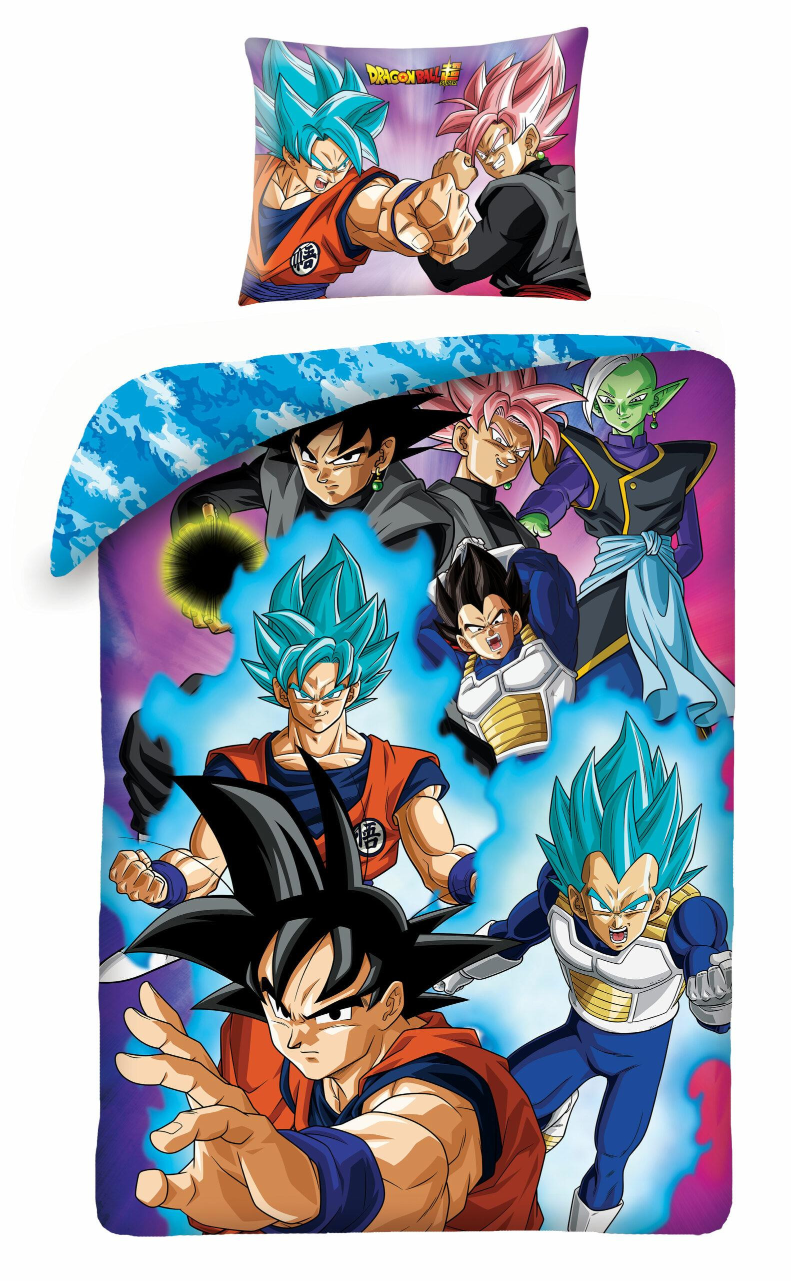 Dragon Ball Z Dekbedovertrek Super Sayens - 140 x 200 cm - Katoen - 70 x 90 cm