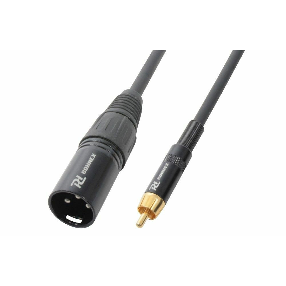 PD Connex Kabel XLR Male - RCA Male 3.0m