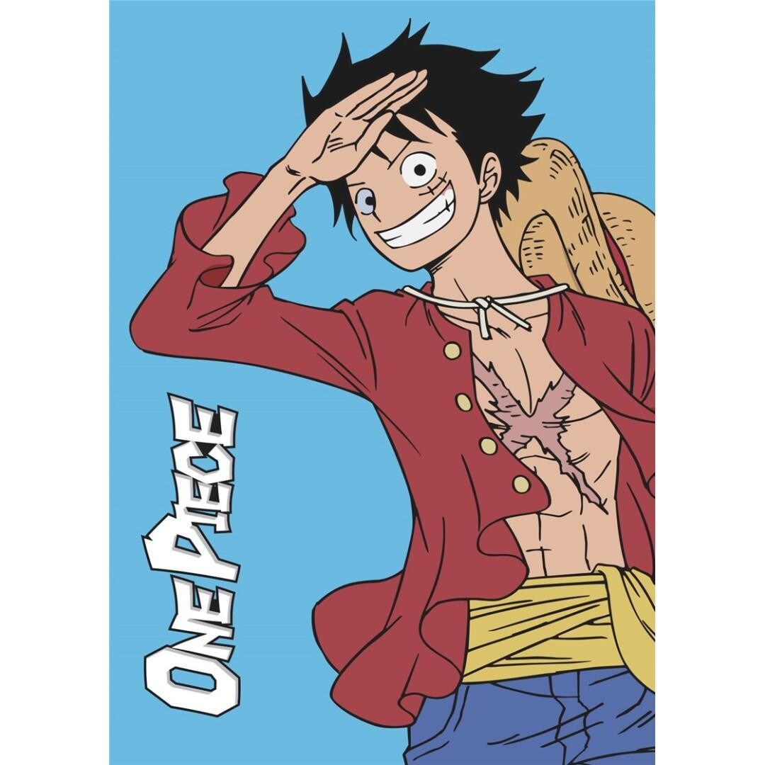 One Piece Fleece Plaid blauw 100 x 140 cm