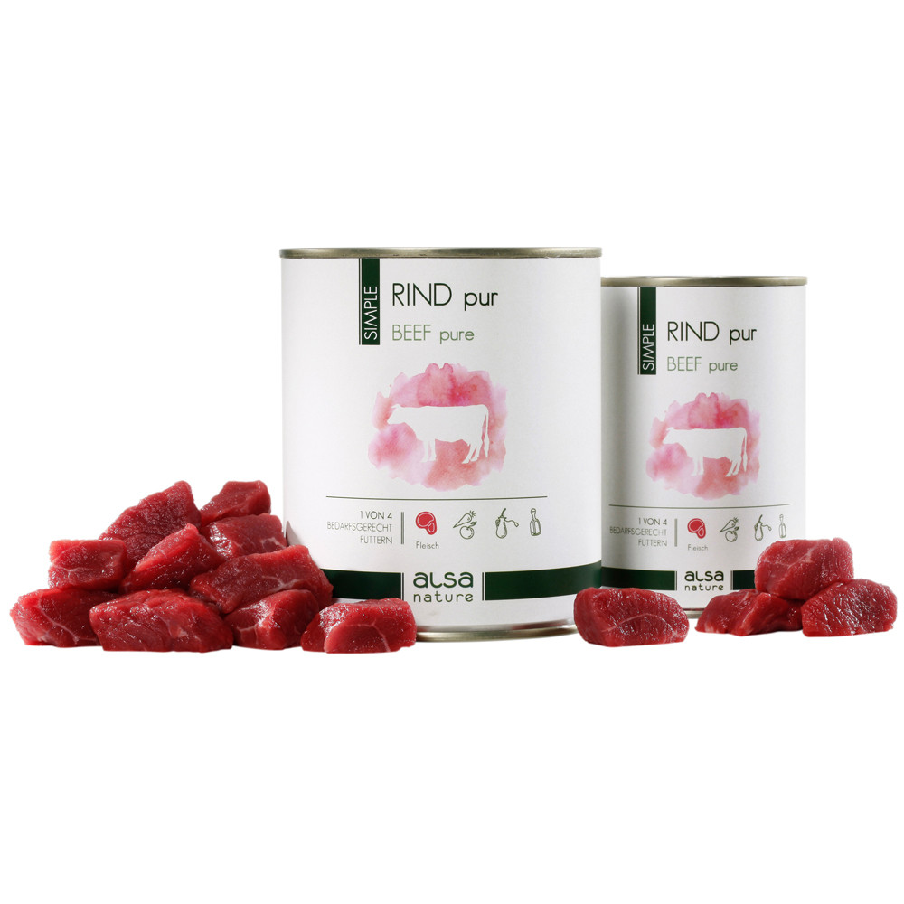 alsa-nature SIMPLE Rund puur, 800 g, Aantal: 6 x 800 g