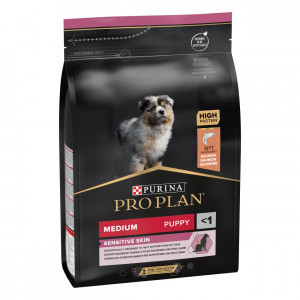 Pro Plan Medium Puppy Sensitive Skin met zalm hondenvoer 12 kg