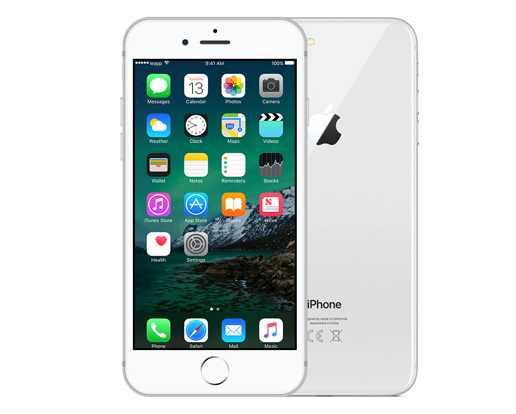 Refurbished iPhone 8 Plus 256 GB Zilver Als nieuw