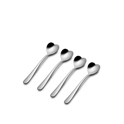 Alessi Big love Koffielepeltjes rvs hartvormig, per 4