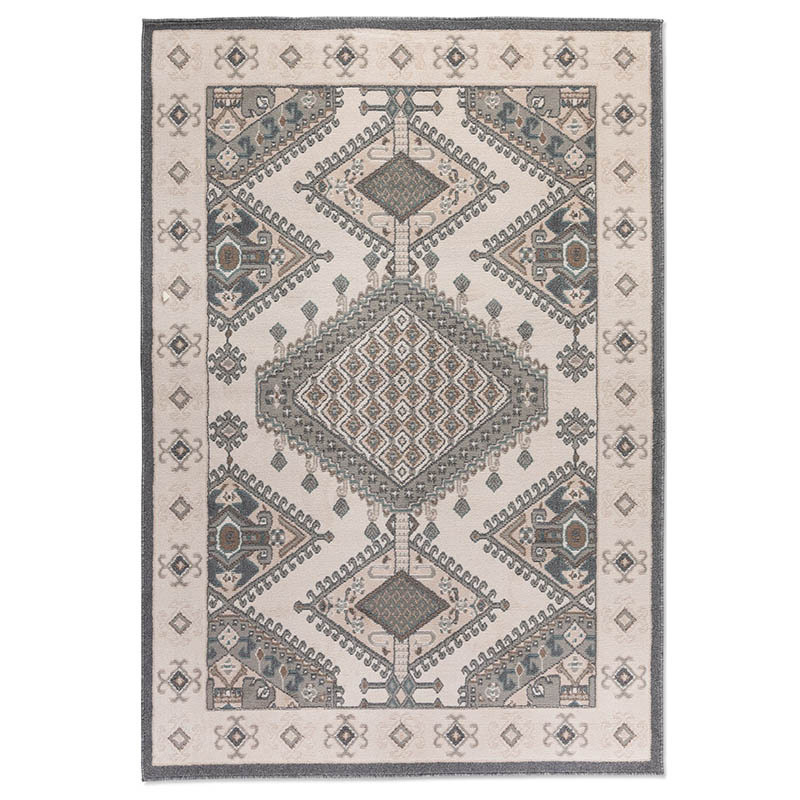 Vloerkleed Bohemian Lakan Grijs - Hanse Home Terrain - 200x280 cm - Rechthoek - Dekbed-Discounter.nl