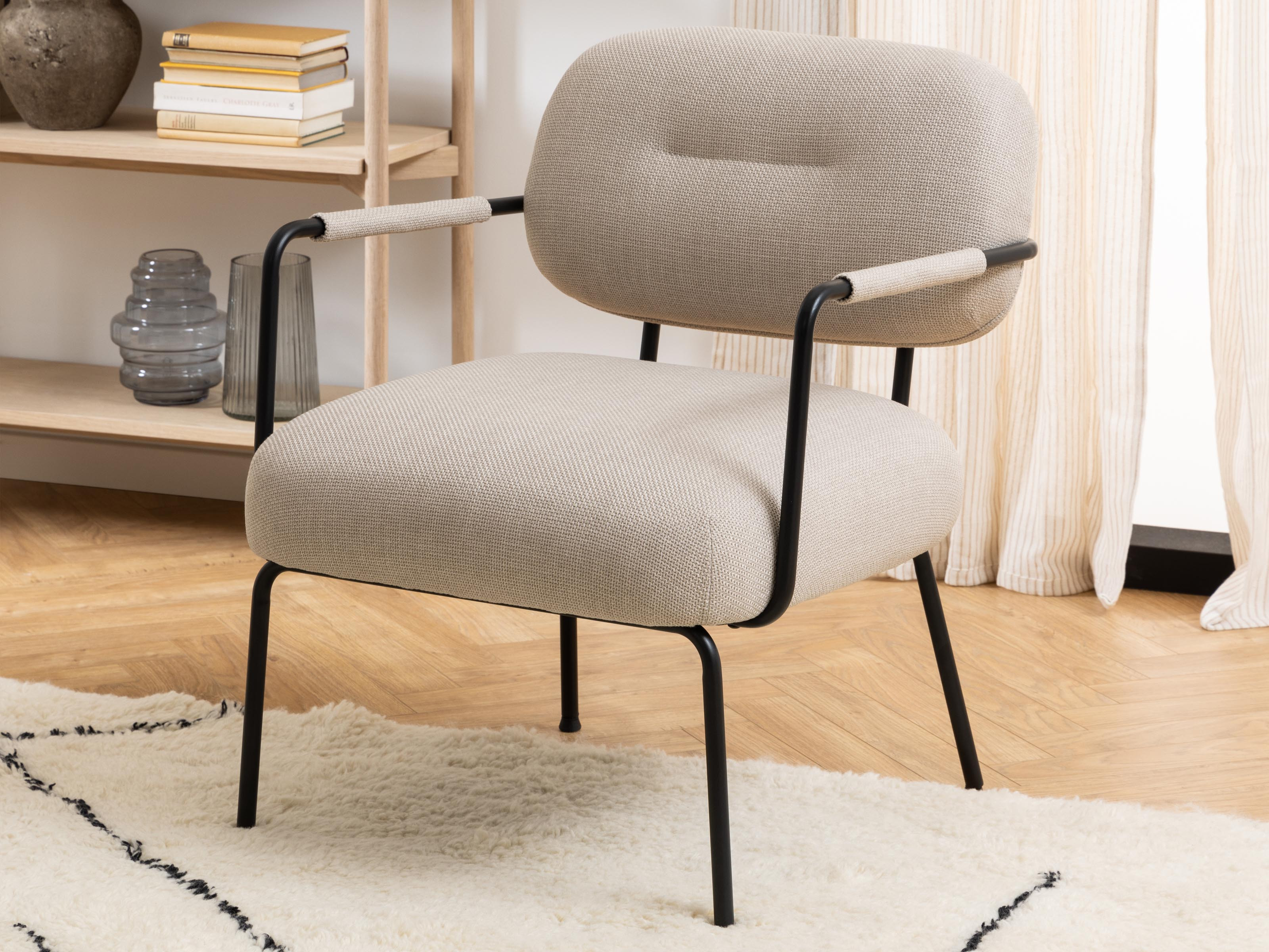 Fauteuil DALIA beige