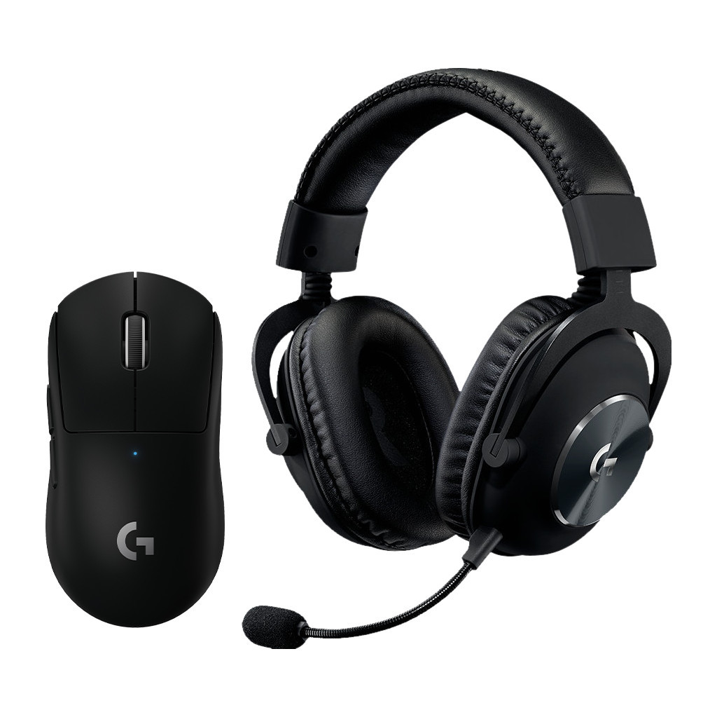 Logitech G PRO X Gaming Headset + Logitech G Pro X Superlight Draadloze Gaming Muis Zwart