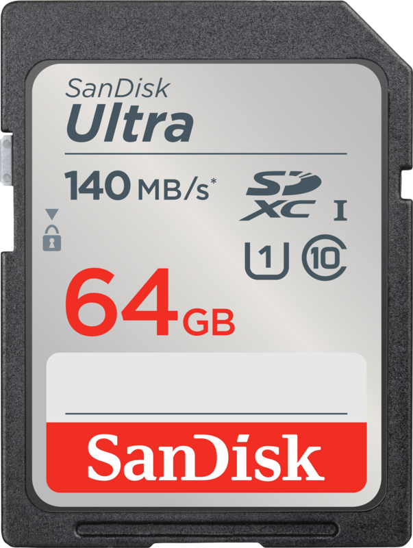 SanDisk SDXC Ultra 64GB 140mb/s