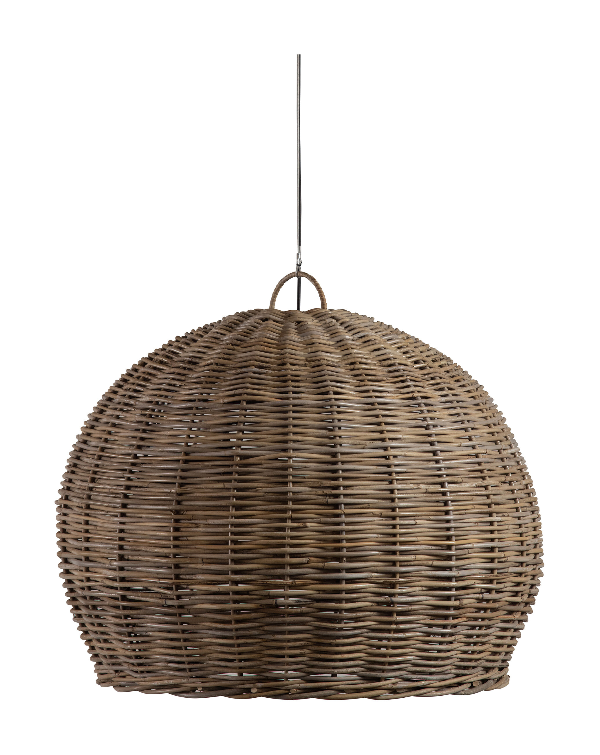 WOOOD Exclusive Hanglamp 'Mooze' Rotan, Ø80cm