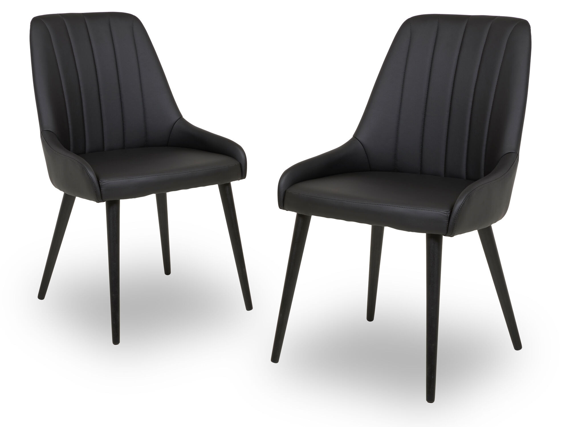 Set van 2 stoelen PIRELI zwart