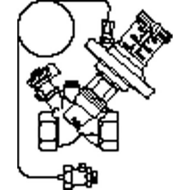 Oventrop Hydromat Drukverschilregelaar DTR 1 DN25 5 30 KPA Kvs = 75 m3/h binnendraad 1064508