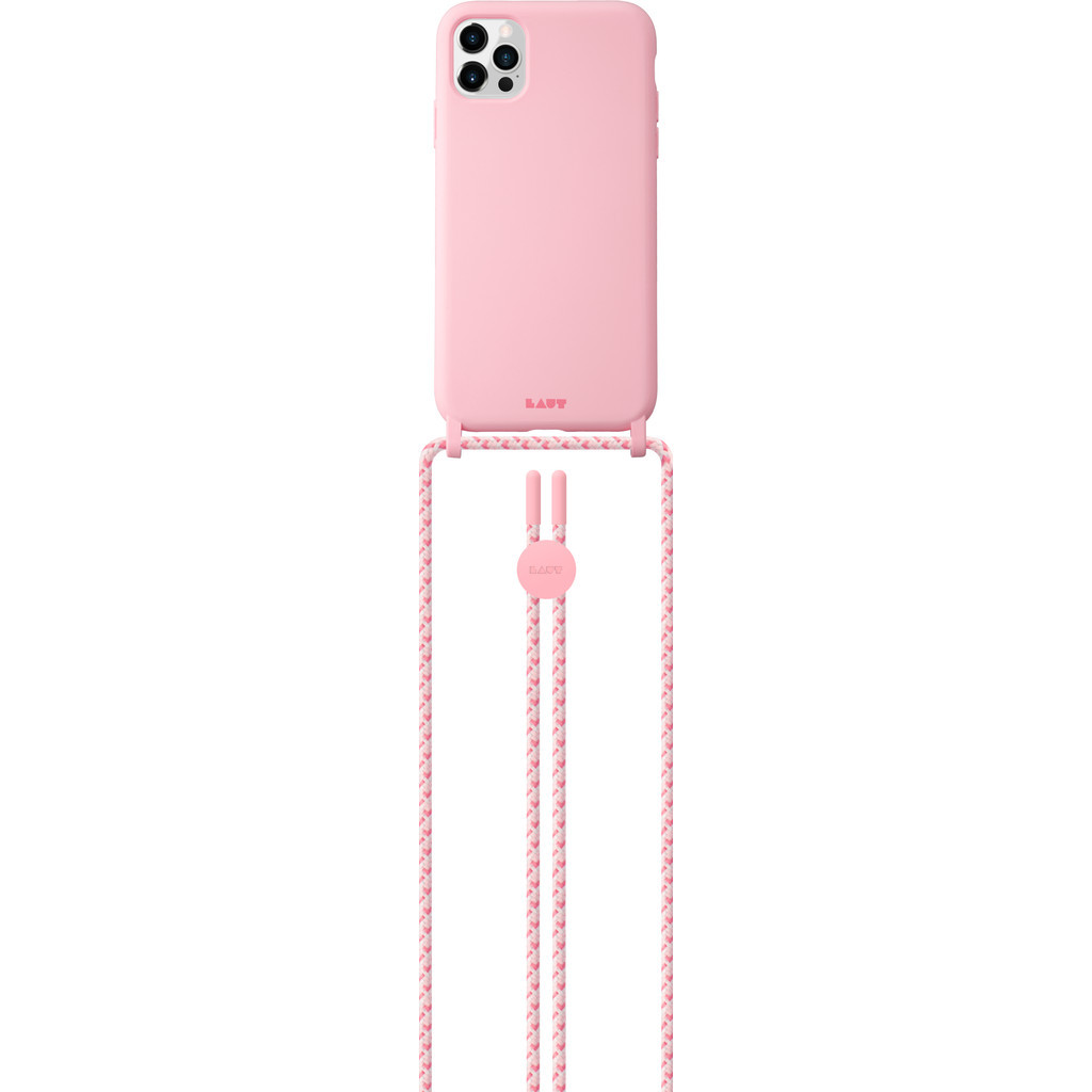 Laut PASTELS Apple iPhone 12 Pro Max Back Cover met Koord Roze