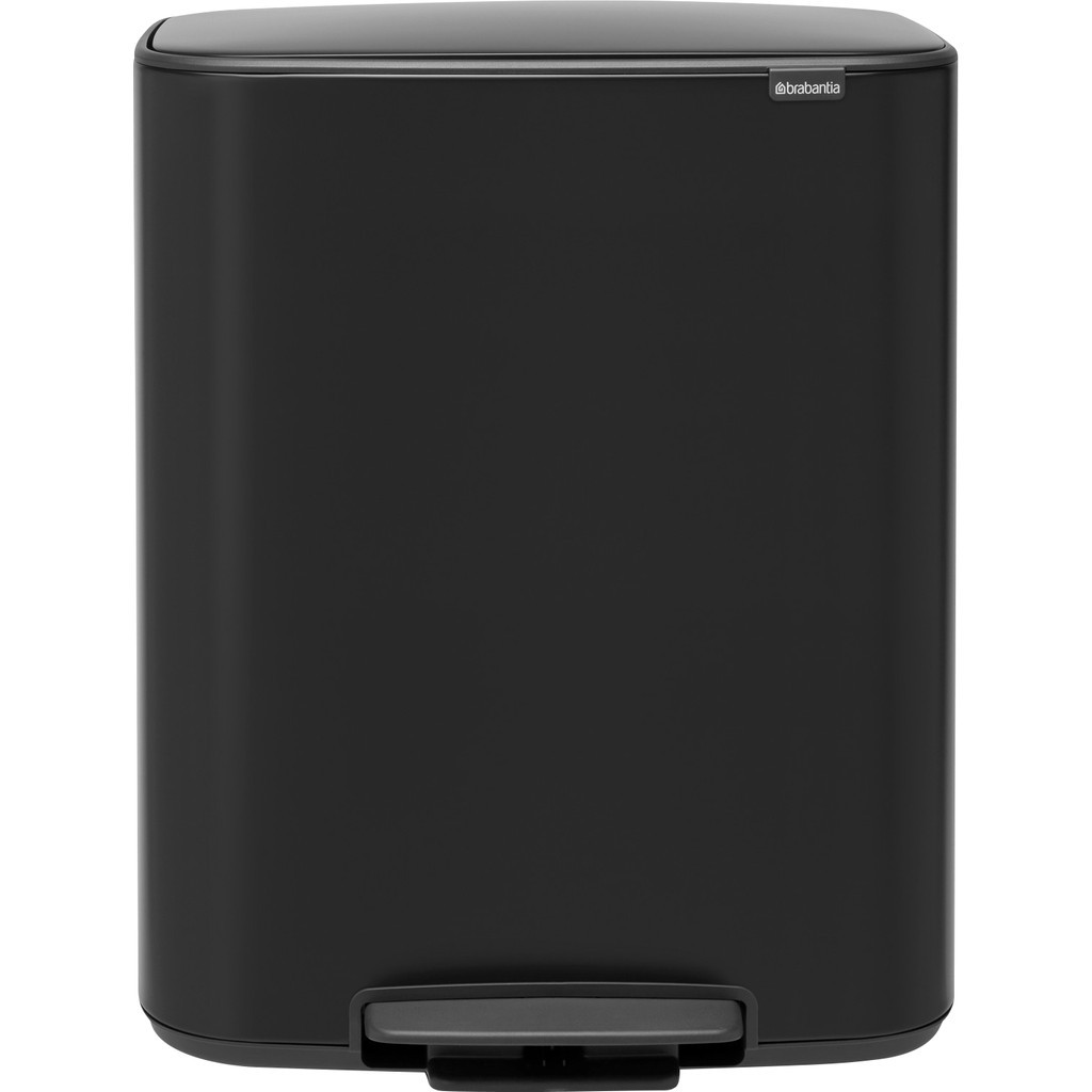 Brabantia Bo Pedal Bin 60 Liter Matt Black