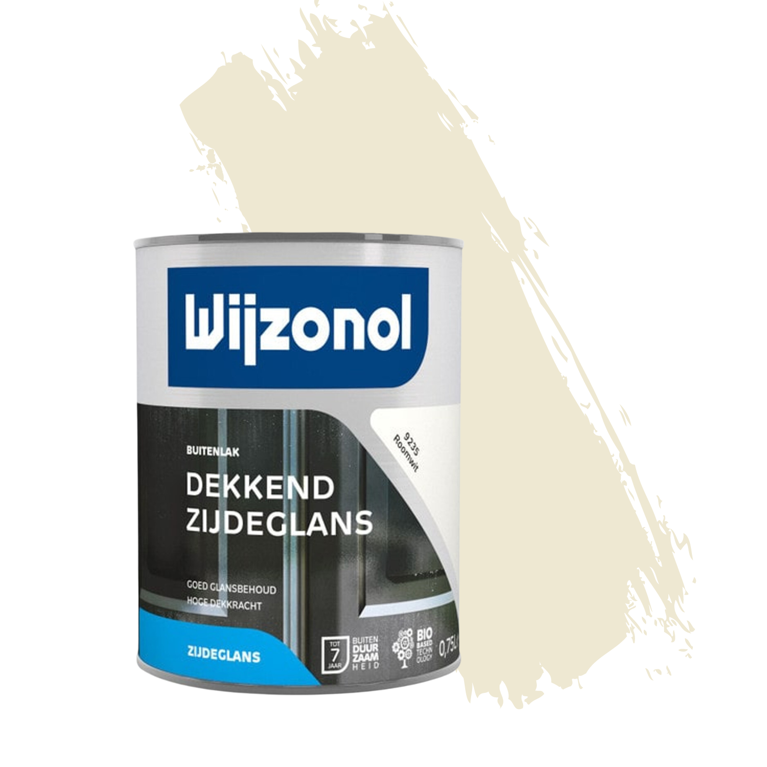 Wijzonol Dekkend Zijdeglans RAL 9235 Roomwit