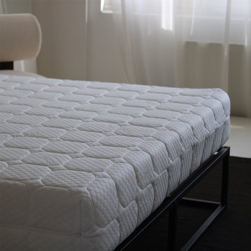 Matras Hybrid Latex - Pocketvering - 120x200 cm met Latex Kern - Van Zydante - Comfort: Medium/stevig - Dekbed-Discounter.nl