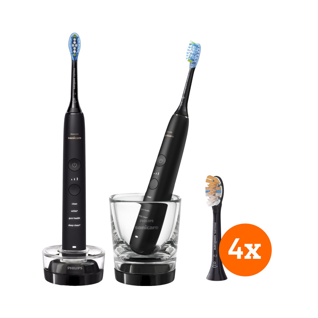 Philips DiamondClean 9000 HX9914/54 Duo Pack + Premium All-in-one (4 stuks)