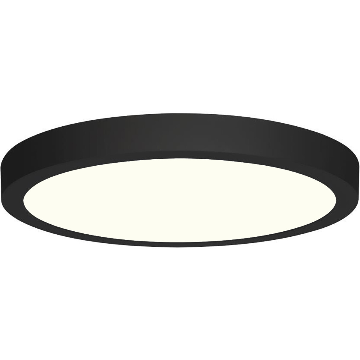 LED Downlight - 18W - Natuurlijk Wit 4200K - Mat Zwart - Opbouw - Rond - Aluminium - Ø225mm