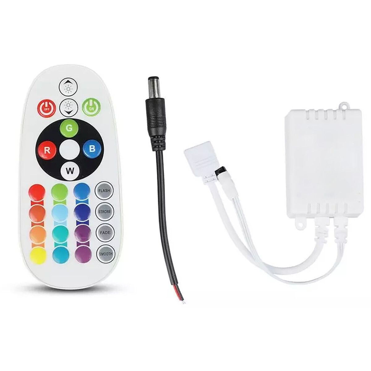 LED Strip Afstandsbediening Set - Viron Esnaim - RGB Controller - 72W - 12V - 2A