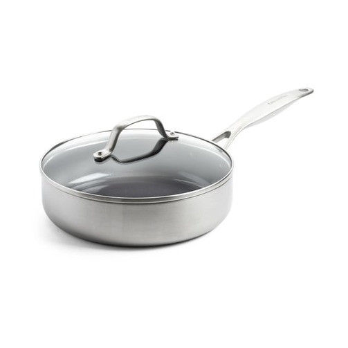 GreenPan Geneva hapjespan 24cm met deksel Pan