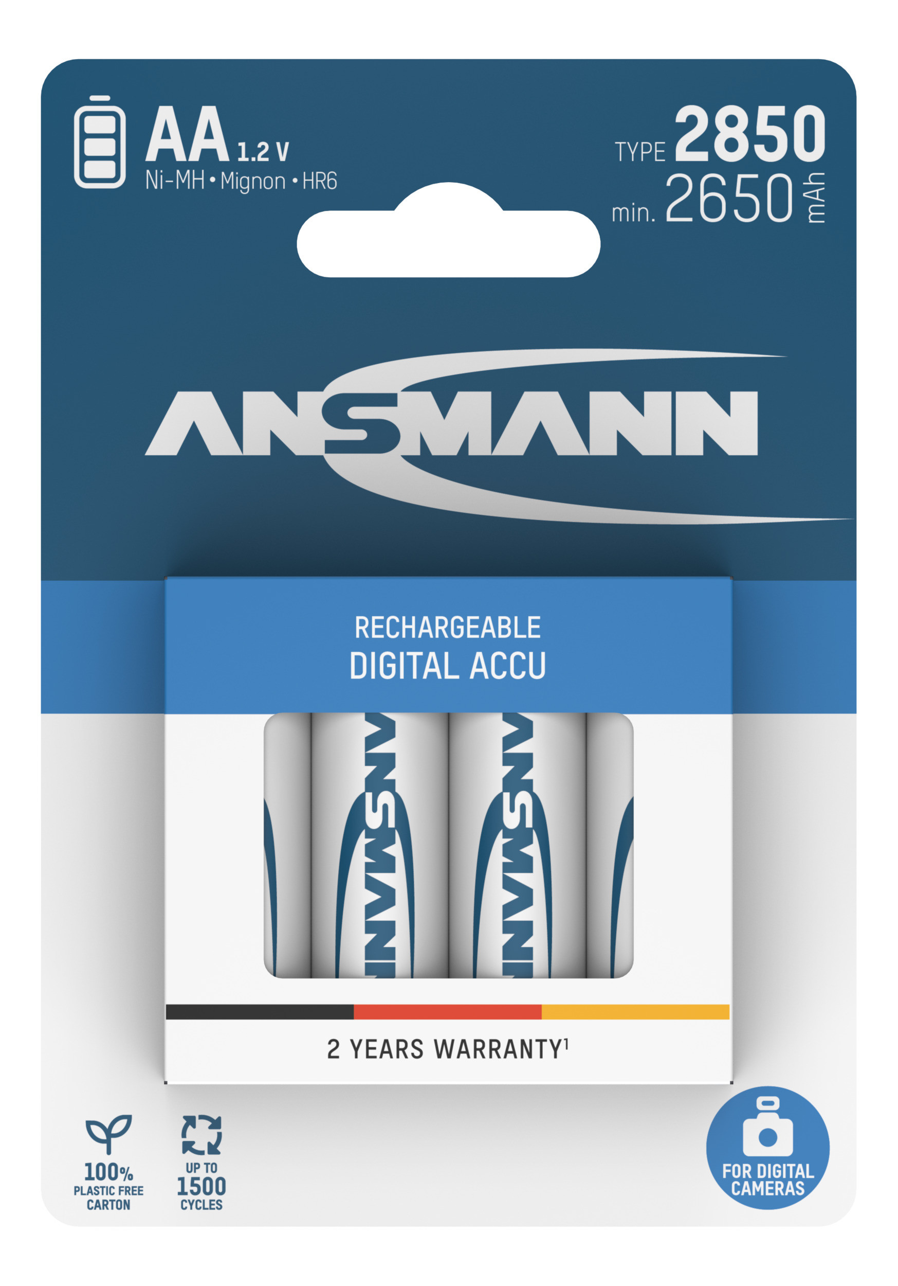 Ansmann AA 2850mAh 4x