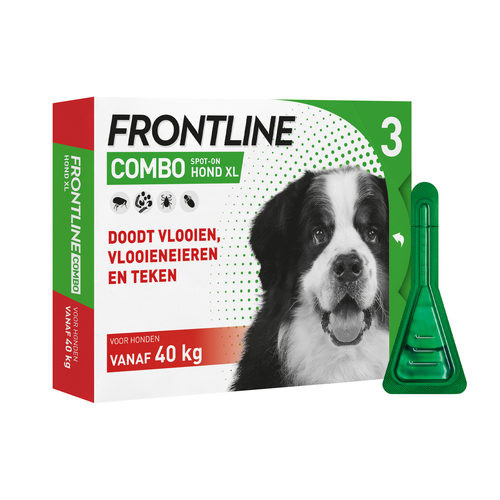 Frontline Combo Spot On 4 Xlarge Hond Xlarge - Anti vlooien en tekenmiddel - 3 pip