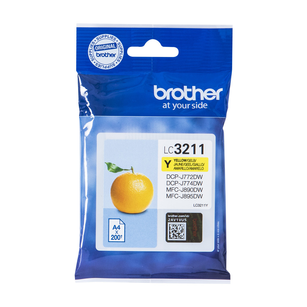 Brother LC-3211 Cartridge Geel