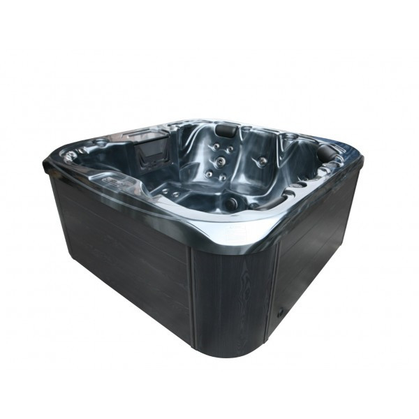 Badstuber Tahiti outdoor whirlpool 3 persoons parelgrijs