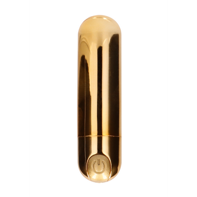 Be Good Tonight by Shots 10 Speed Rechargeable Bullet - Gold