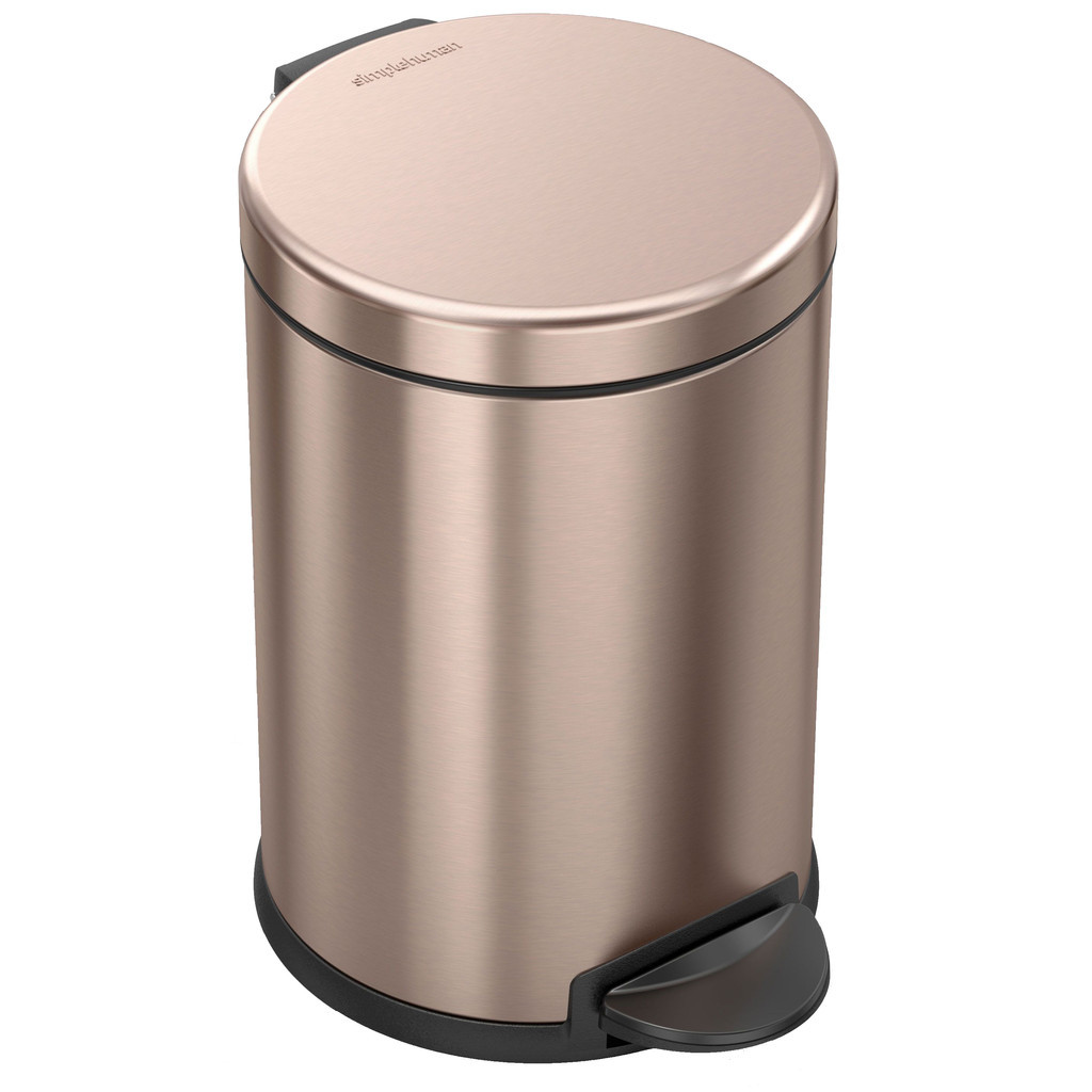 Simplehuman Roundstep 4,5 Liter Roségoud