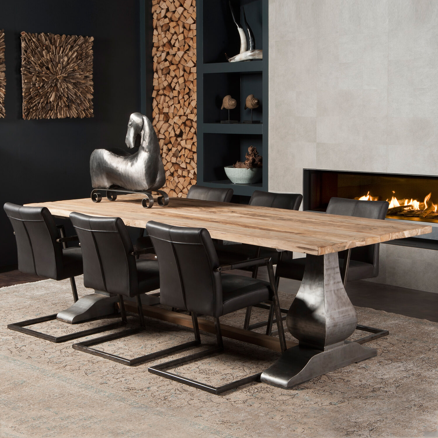 Tower Living Eettafel Prato - Hout