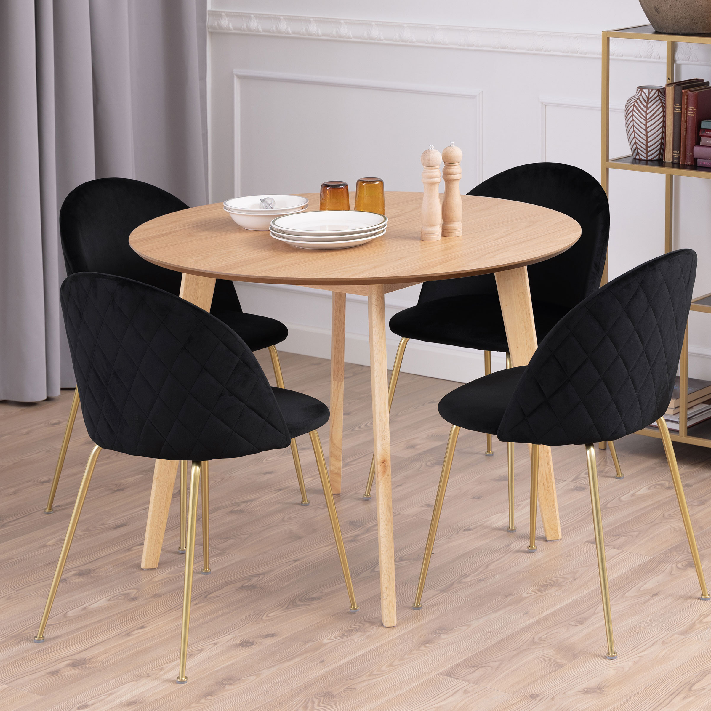 Bendt Ronde Eettafel Torkil 105cm - Naturel